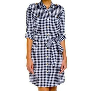 Tory Burch Gingham Check Dress
